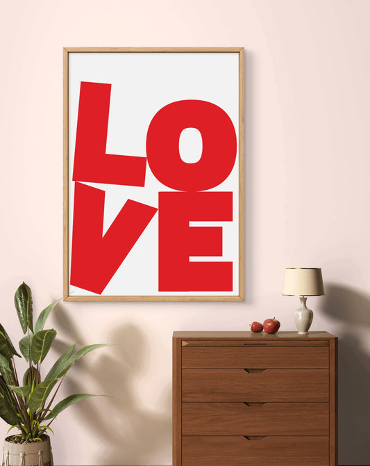 LOVE Bold Typography