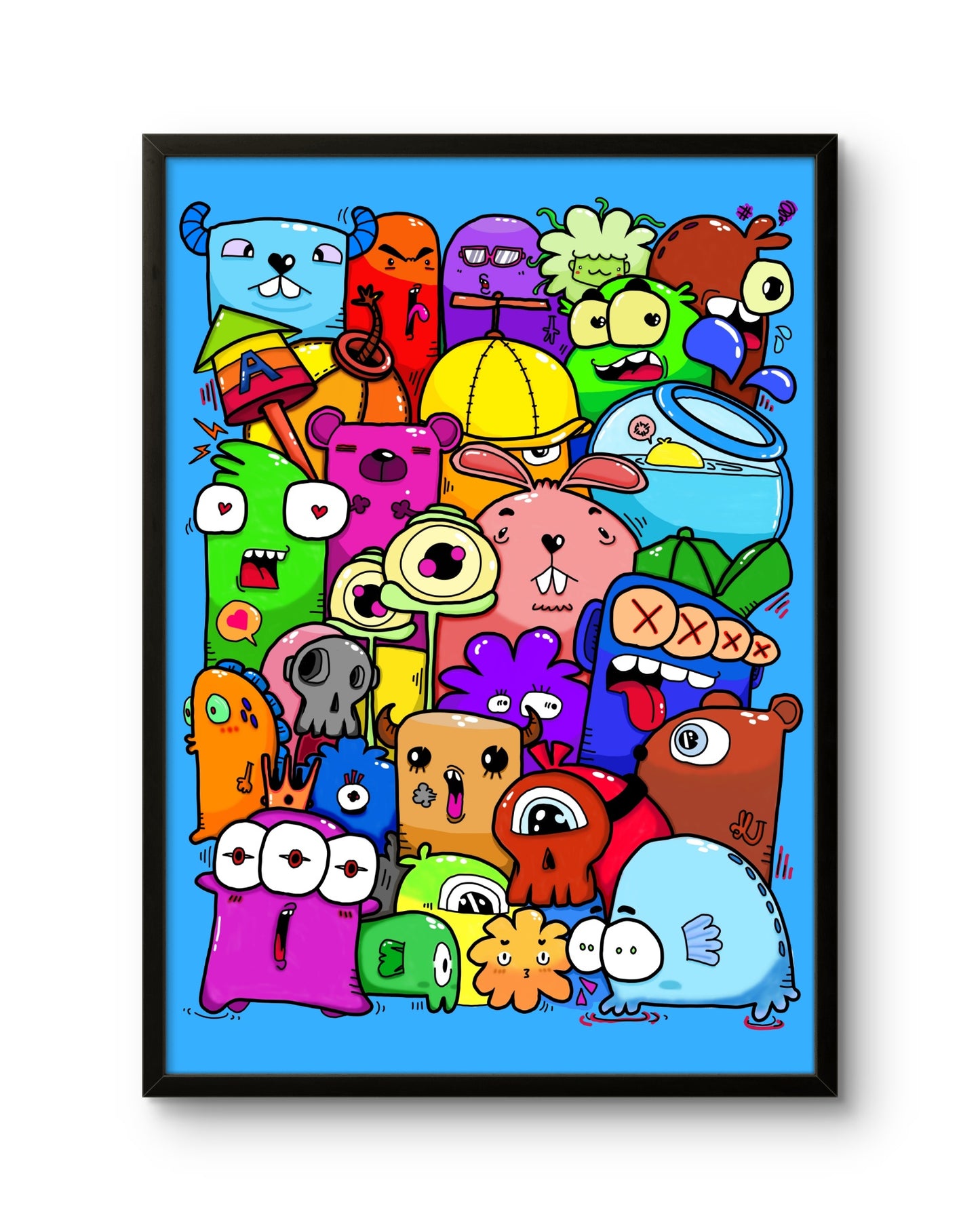 Blue Mood Monsters