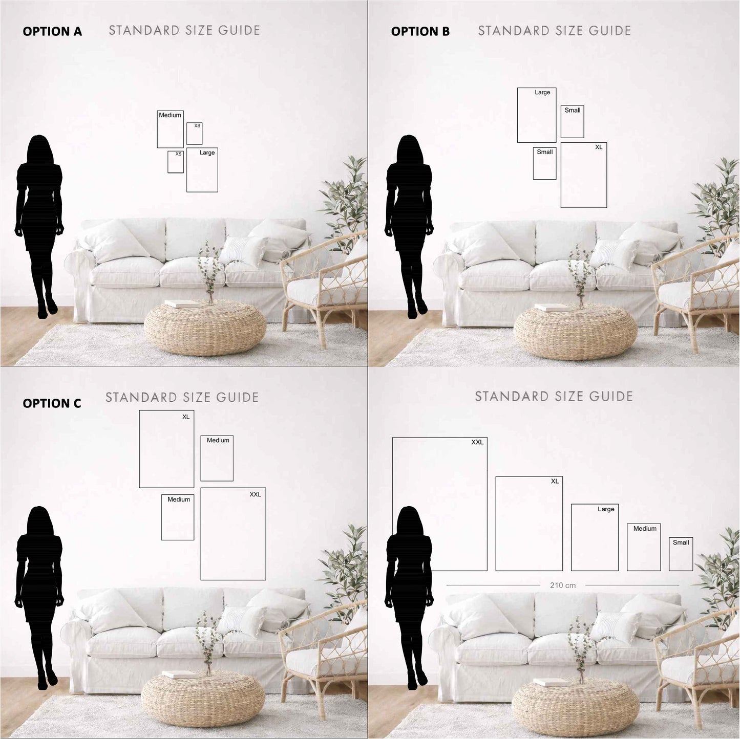 Luxury Gold Accent Art Set