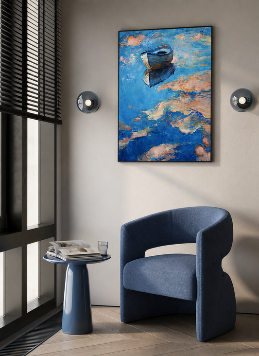 Adrift in Blue