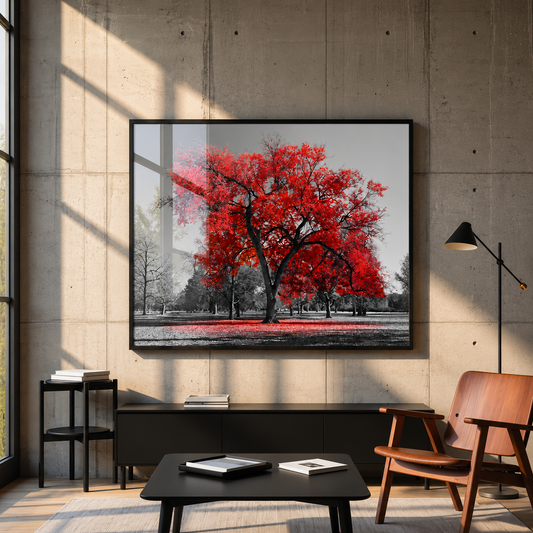 Crimson Tree Autumn Glow