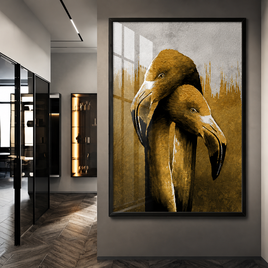 Golden Flamingo Duo