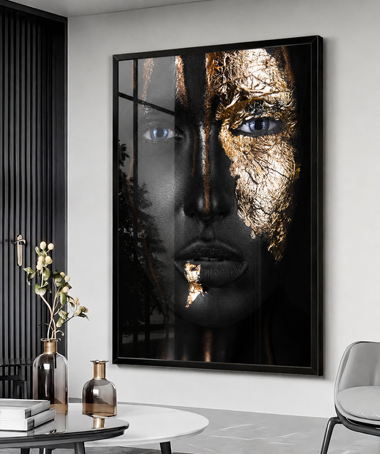 Gold Mask Face