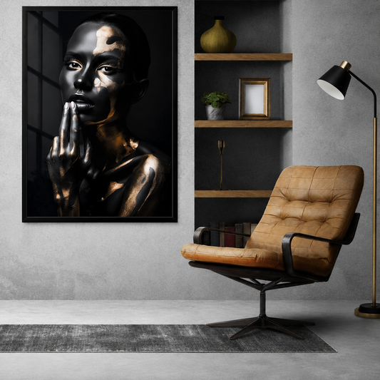 Black & Gold Abstract Beauty