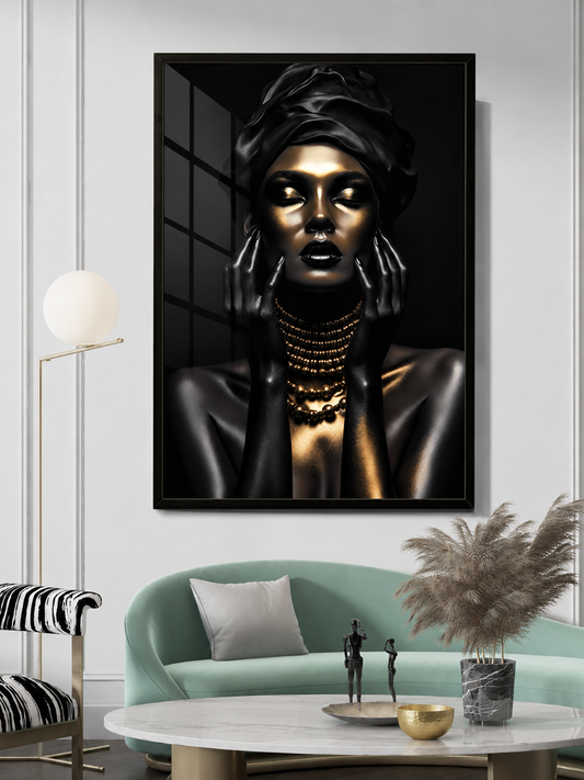 Golden Queen Portrait