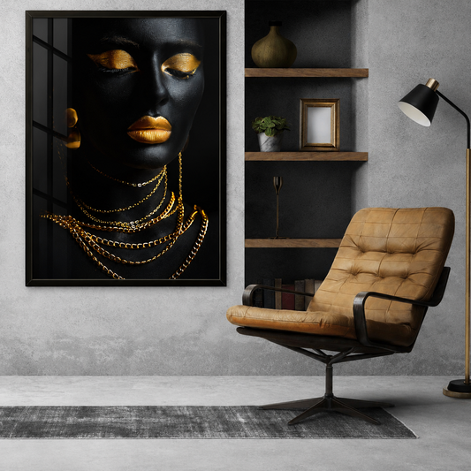 Golden Couture Luxe Portrait