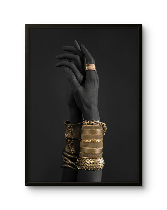 Black & Gold Hands II