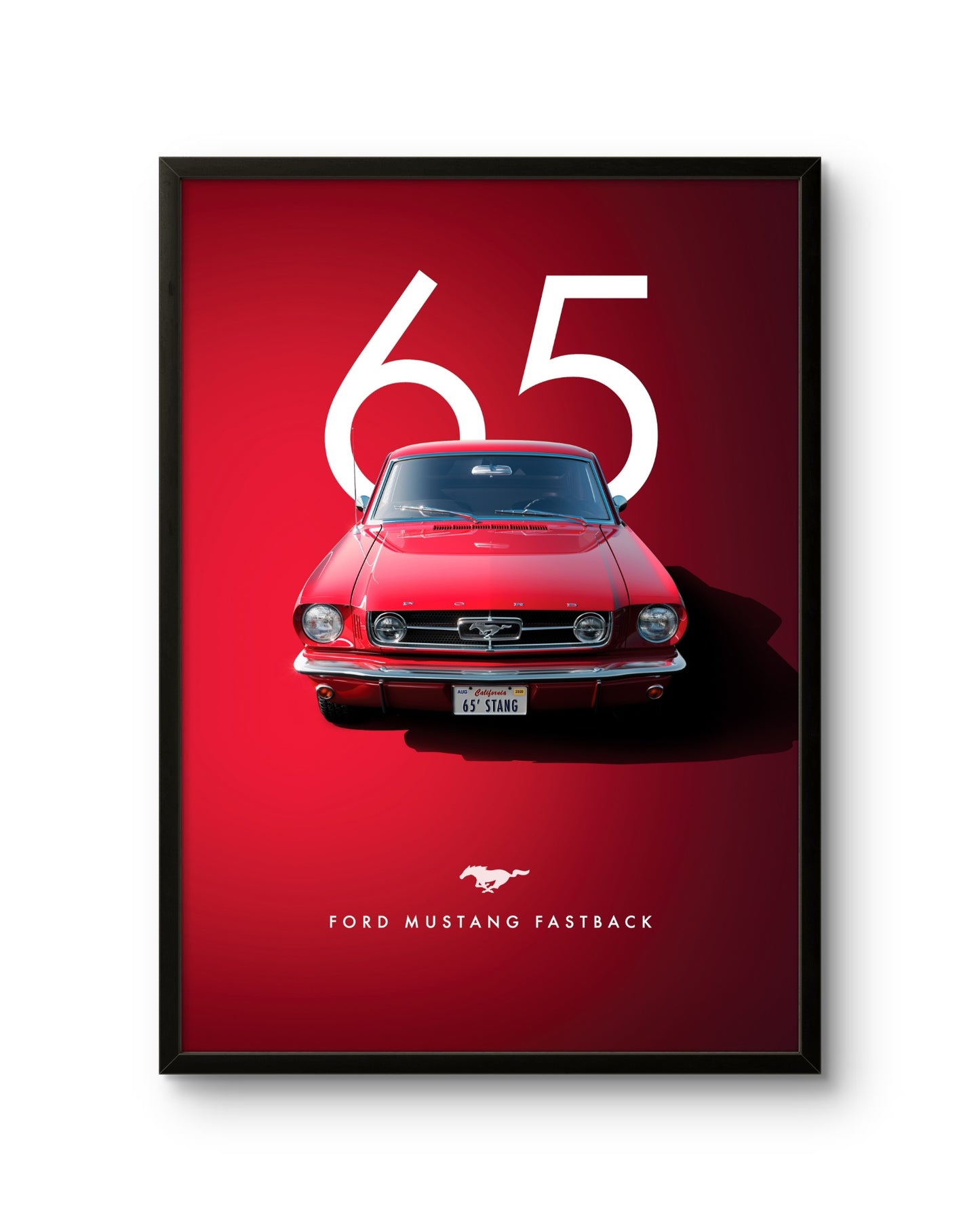 1965 Mustang Fastback Red Icon