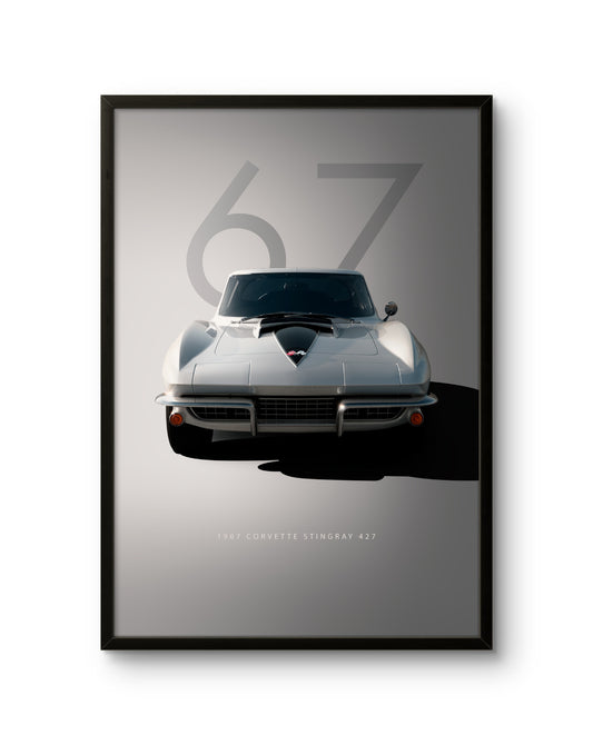 1967 Corvette Stingray 427 Silver Classic