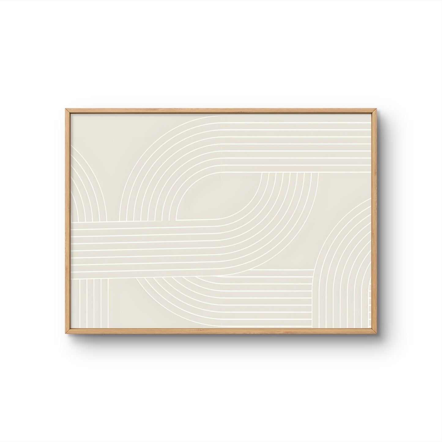 Geometric Curve Lines (light neutral)