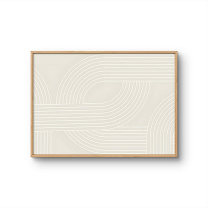 Geometric Curve Lines (light neutral)