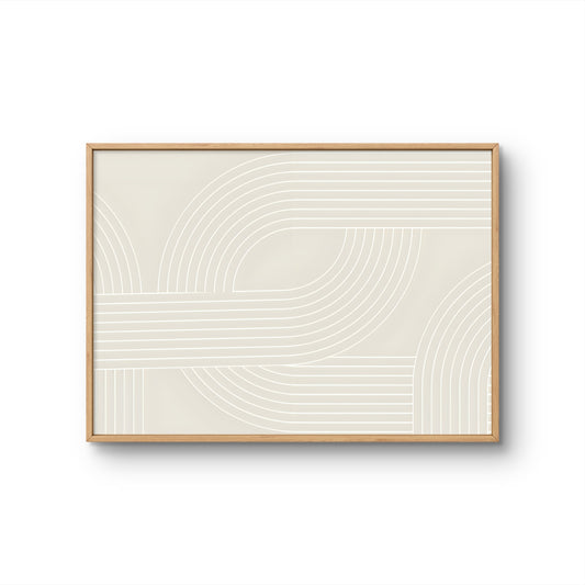 Geometric Curve Lines (light neutral)