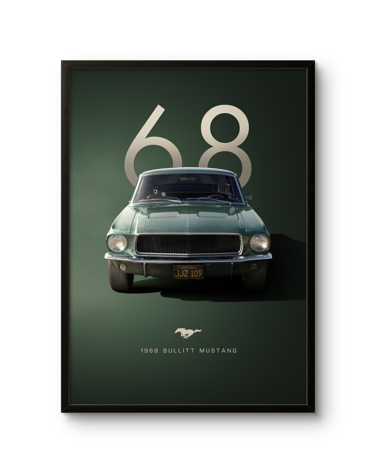 1968 Bullitt Mustang Front Icon