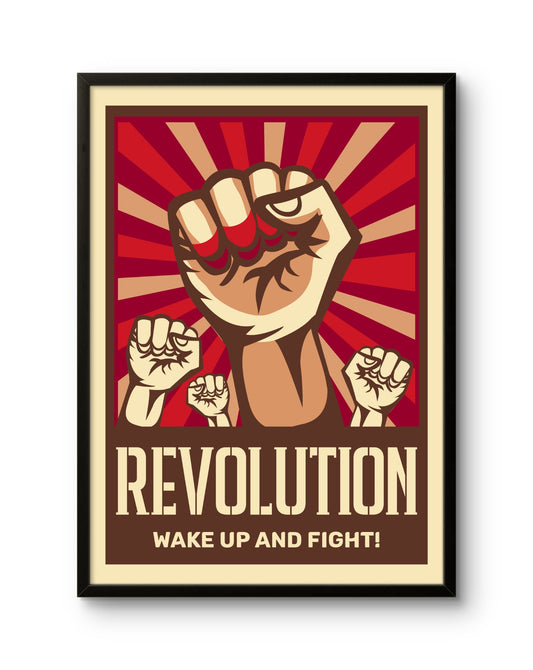 Revolution Fist Poster