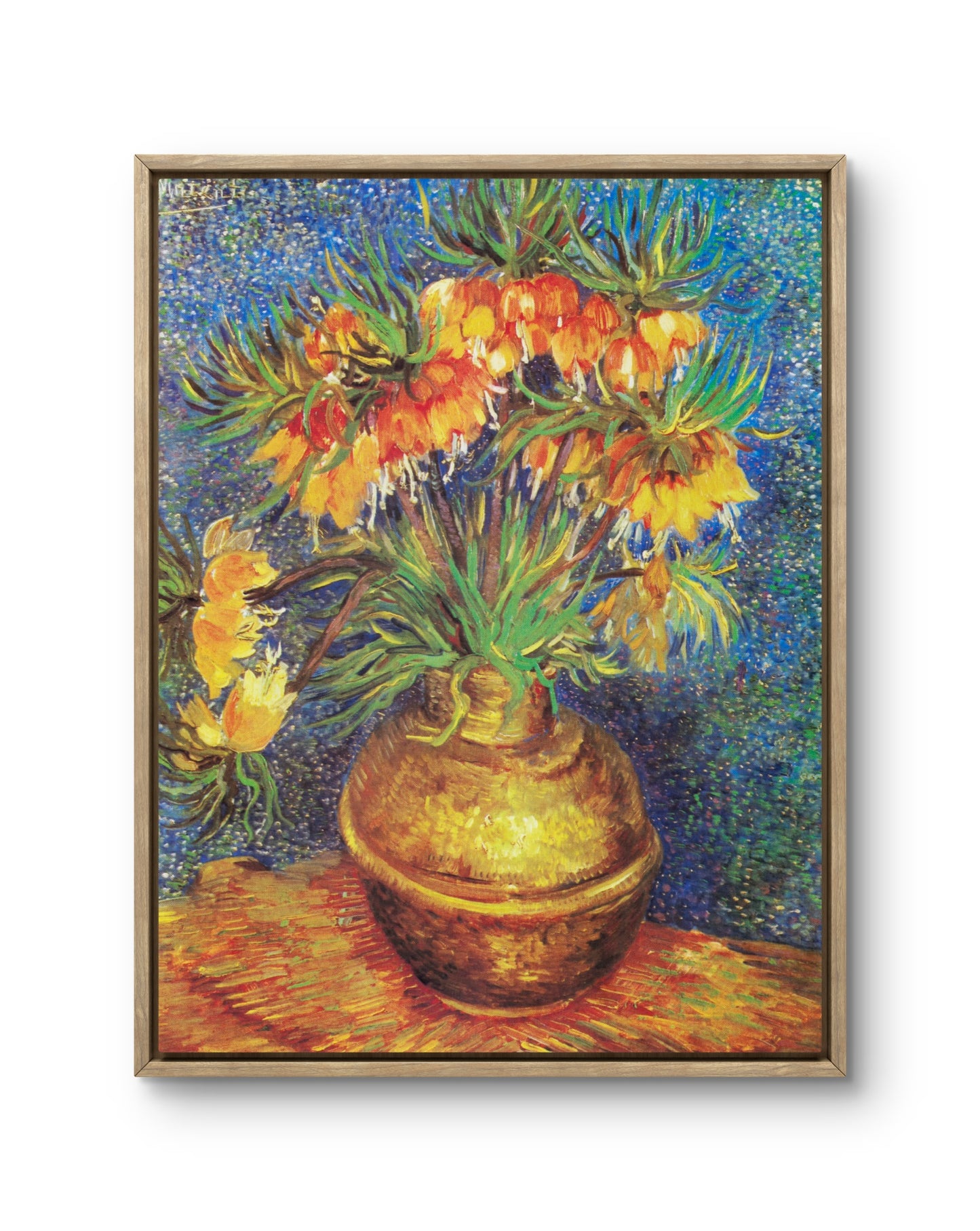 Fritillaries in a Copper Vase