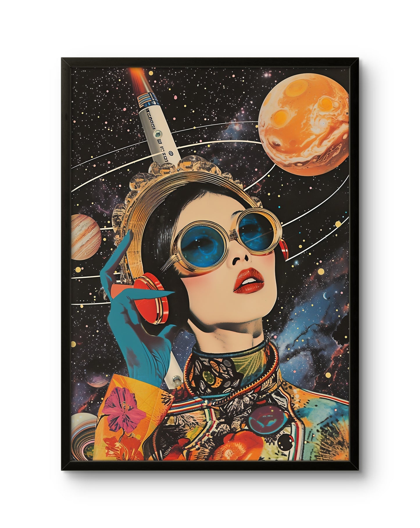 Space Fashion Cosmic Woman Poster