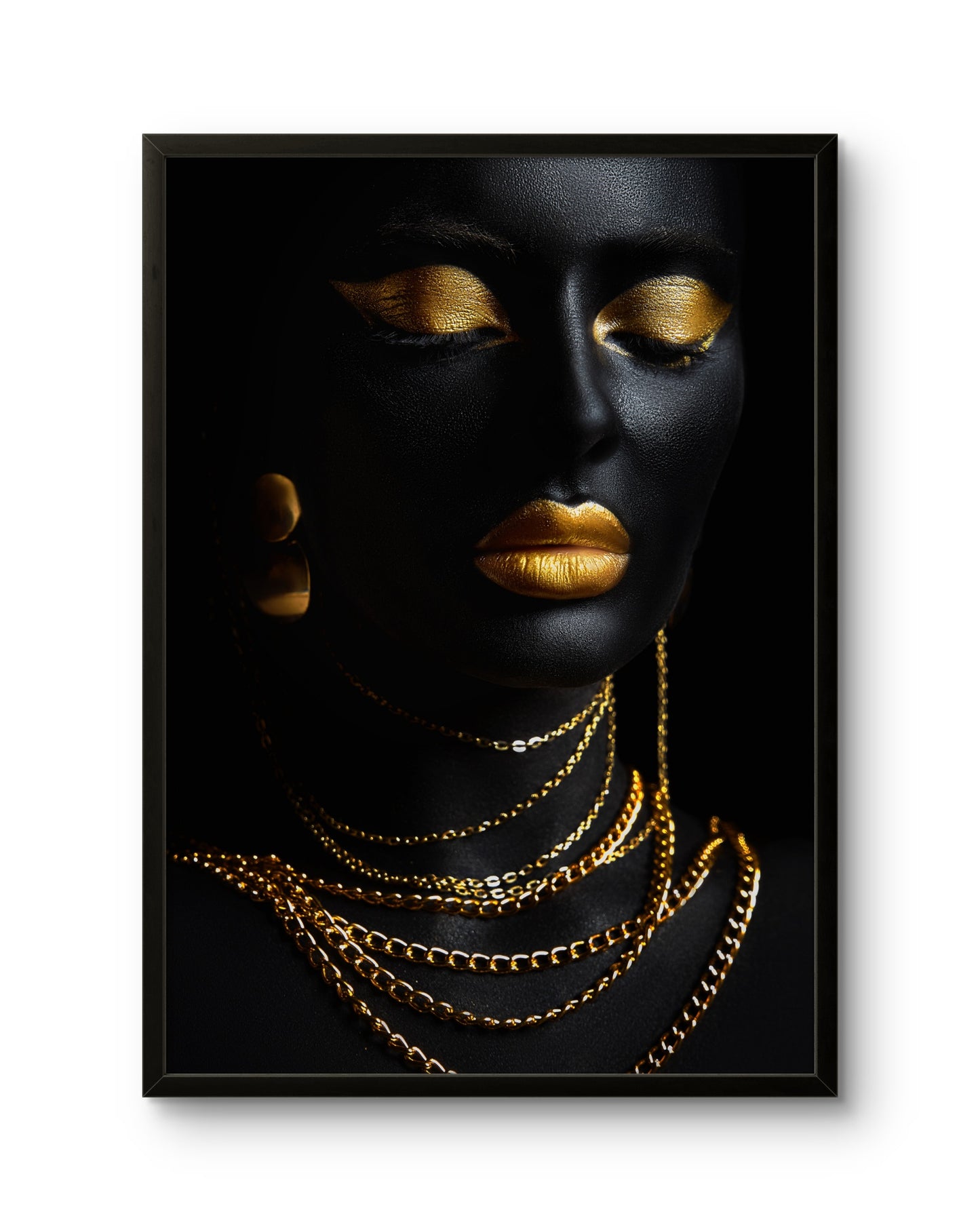 Golden Couture Luxe Portrait