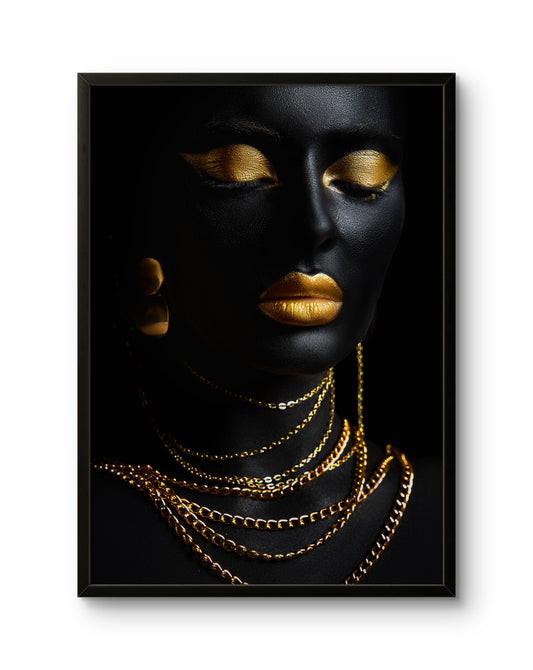 Golden Couture Luxe Portrait