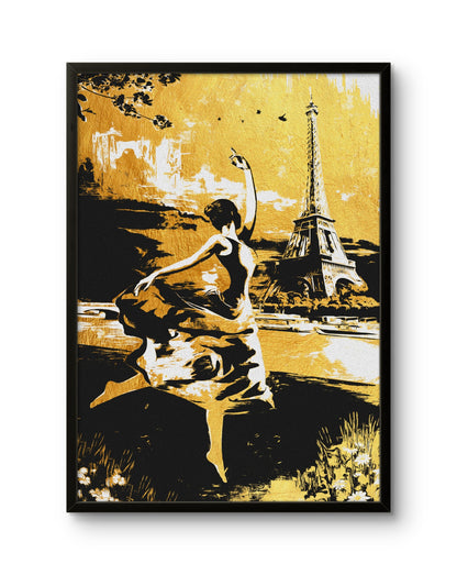 Dancer by the Eiffel Tower