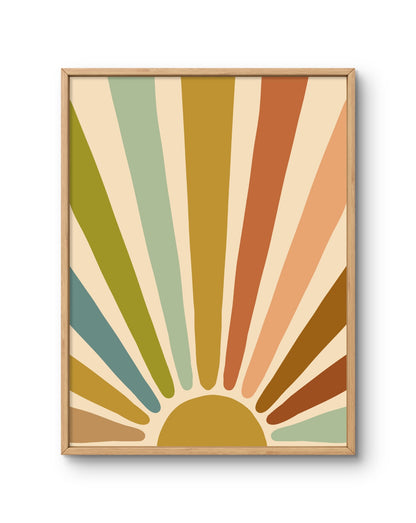 Retro Sunburst