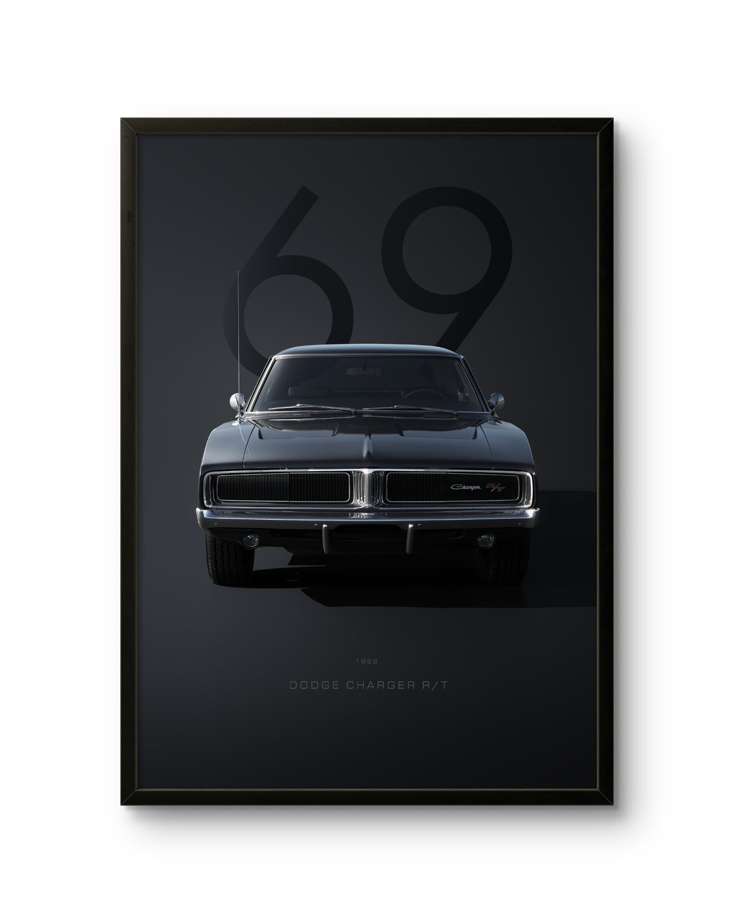 1969 Dodge Charger R/T Black Power