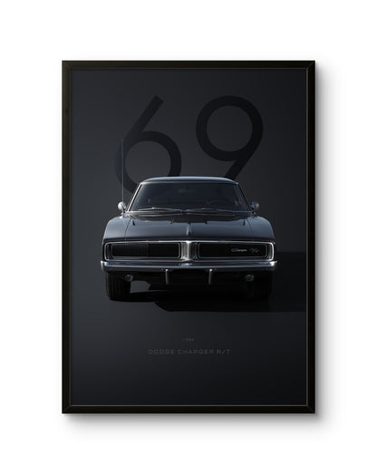 1969 Dodge Charger R/T Black Power