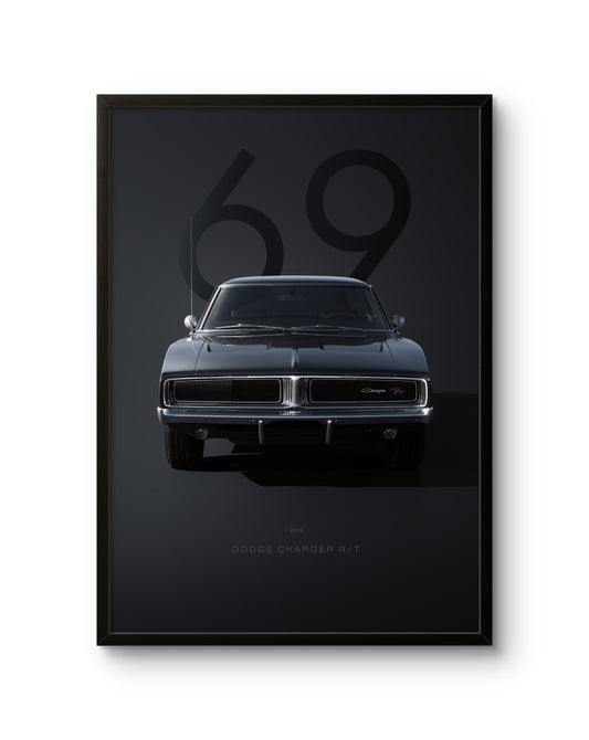1969 Dodge Charger R/T Black Power