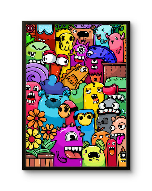 Playful Doodle Crowd ���' Electric Jam