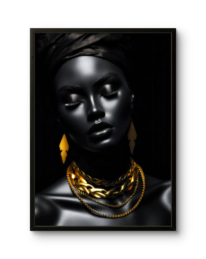 Gilded Power Portrait