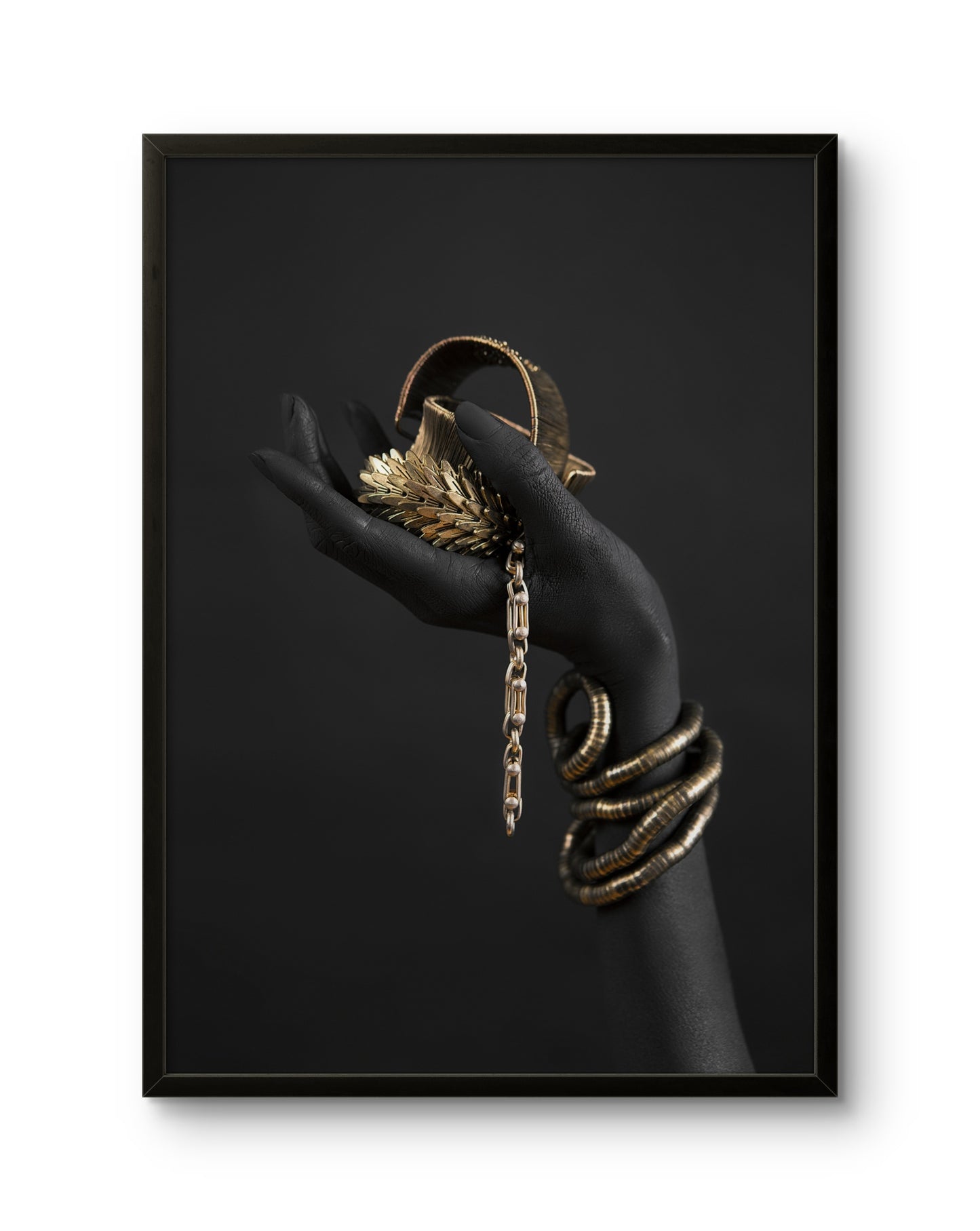 Golden Offering ' Hand Art Sculpture