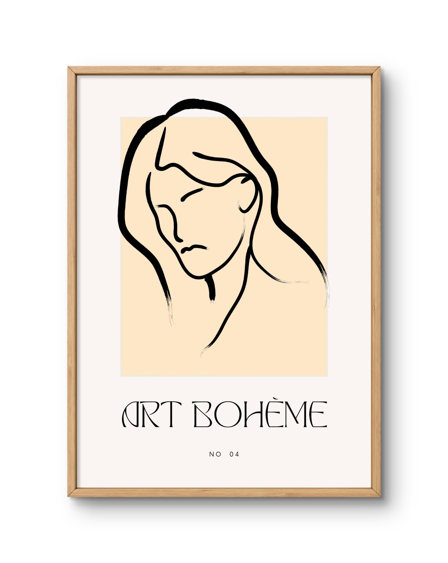 Art Boheme No. 04  Contemplative Woman