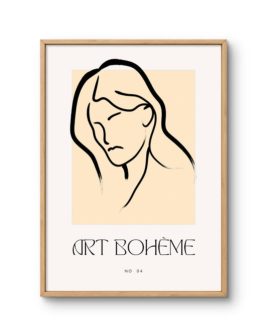 Art Boheme No. 04  Contemplative Woman