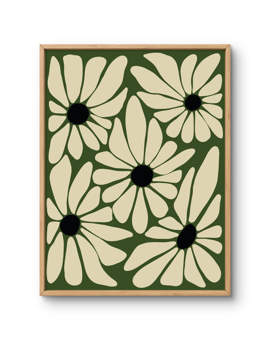 Olive Bloom Pattern