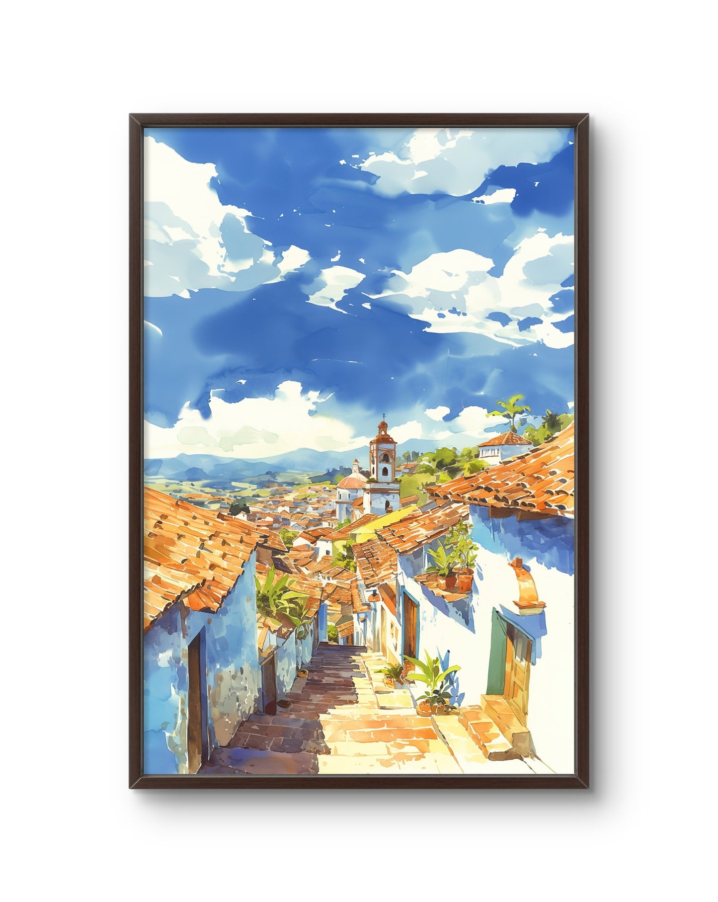 Mediterranean Rooftop View