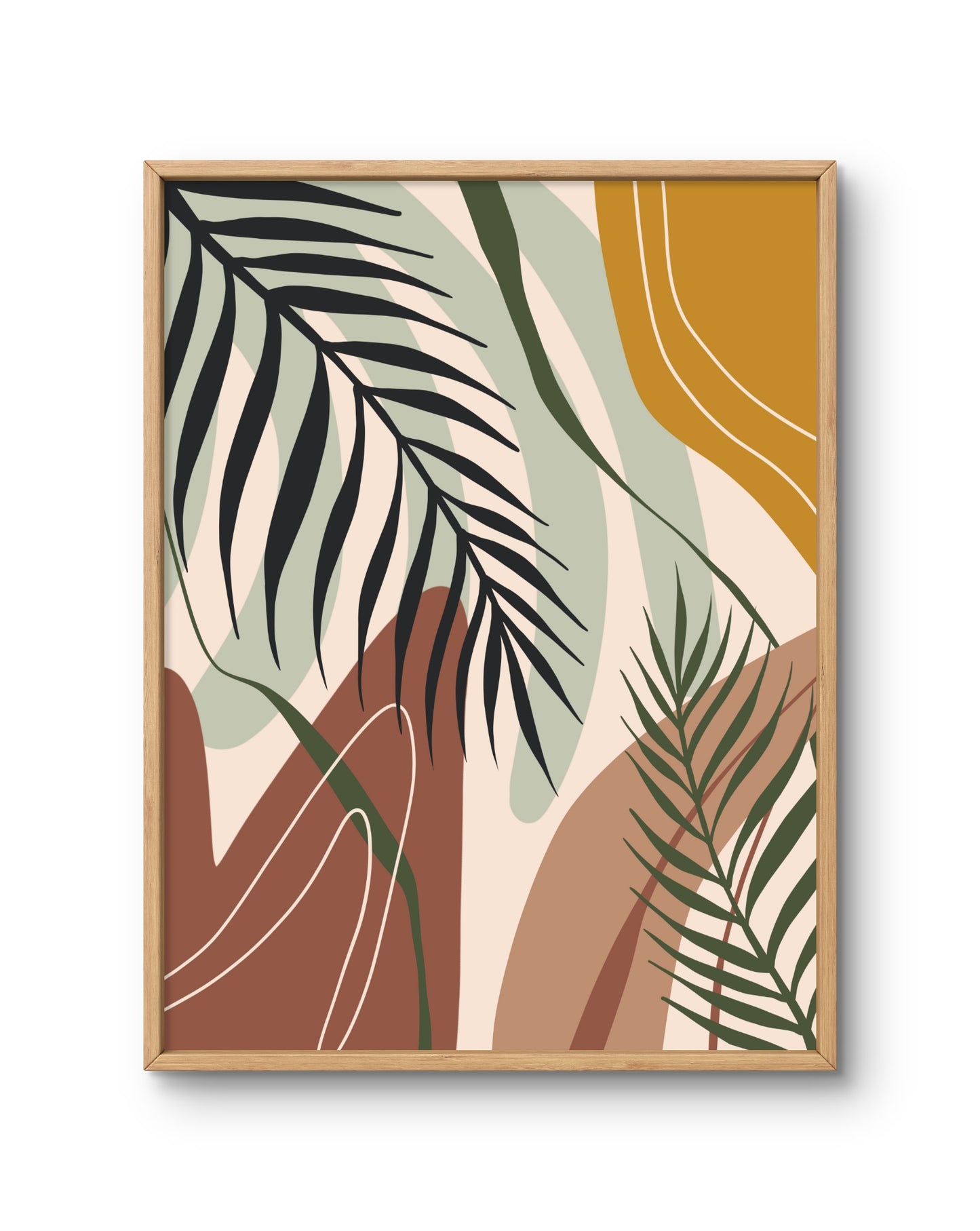 Desert Palm Organic Abstract