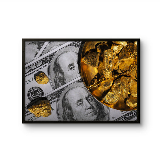Wealth & Gold Luxury Money Art