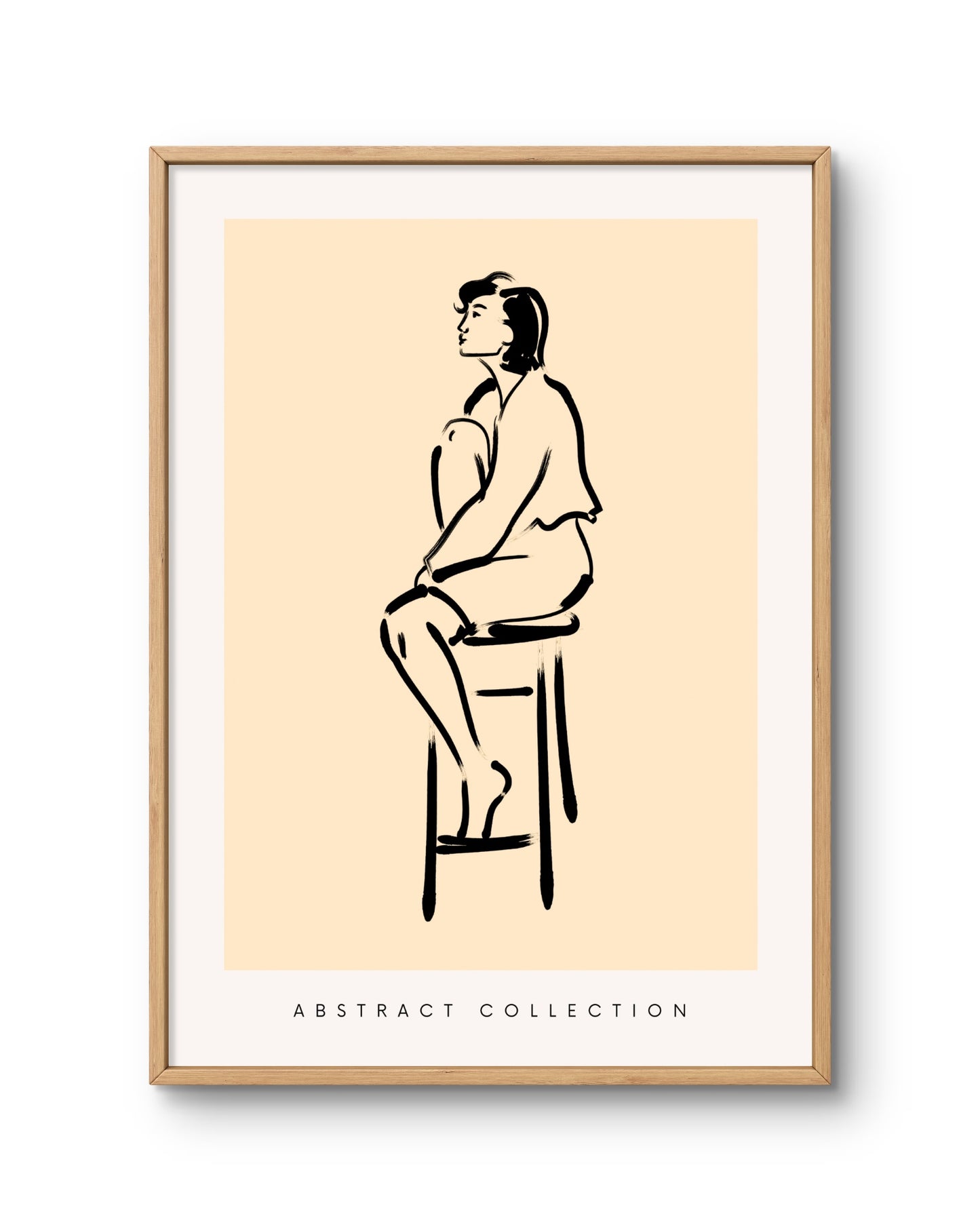 Abstract Collection Seated Woman