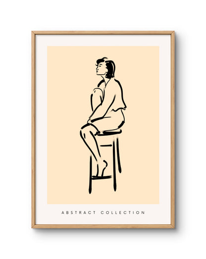 Abstract Collection Seated Woman