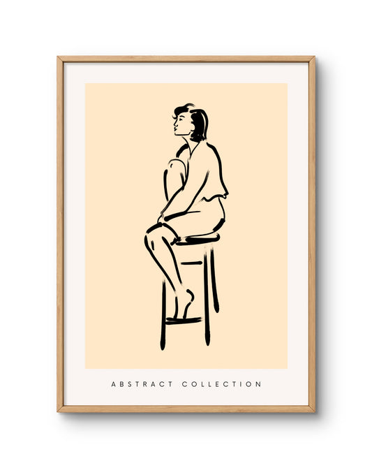Abstract Collection Seated Woman