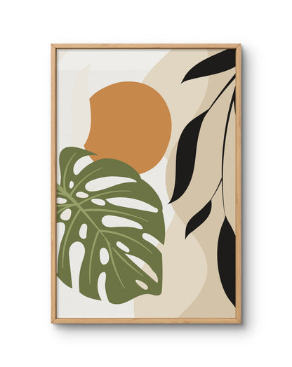Sun & Monstera Modern Botanical