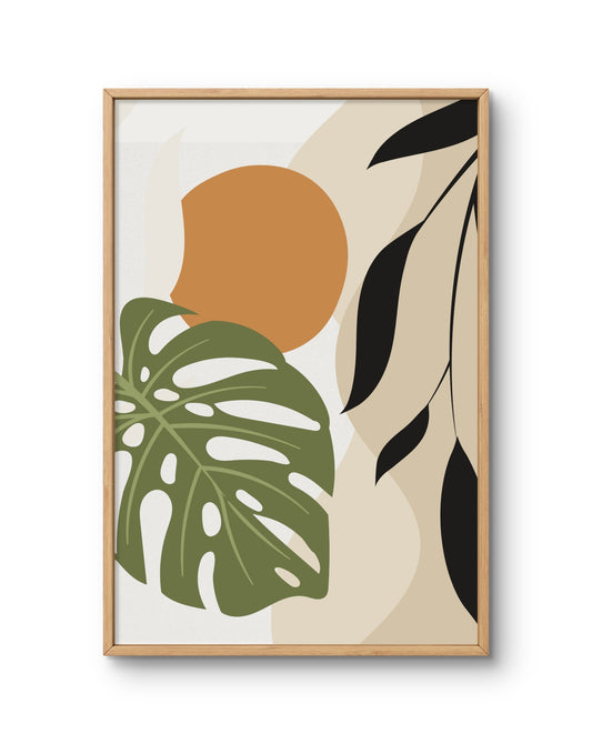 Sun & Monstera Modern Botanical