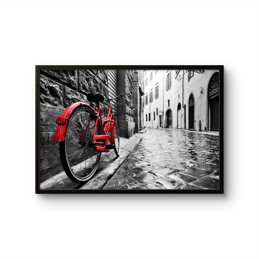 Red Bicycle in Old Town