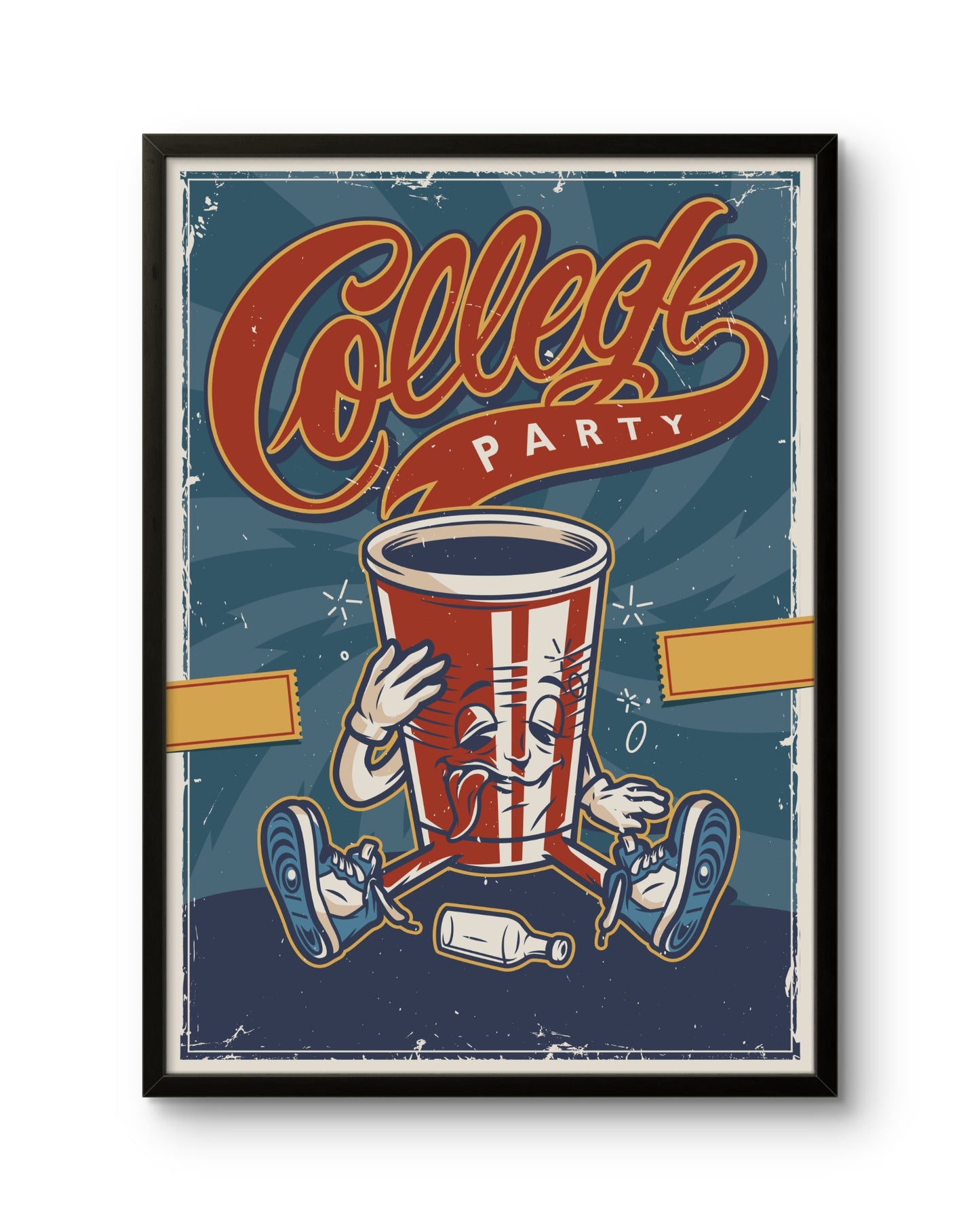 College Party Cup Poster