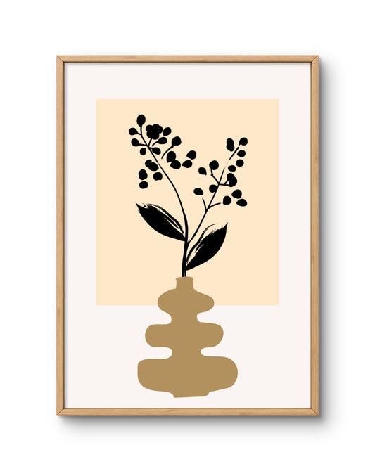 Art Boheme  Botanical Vase Still Life