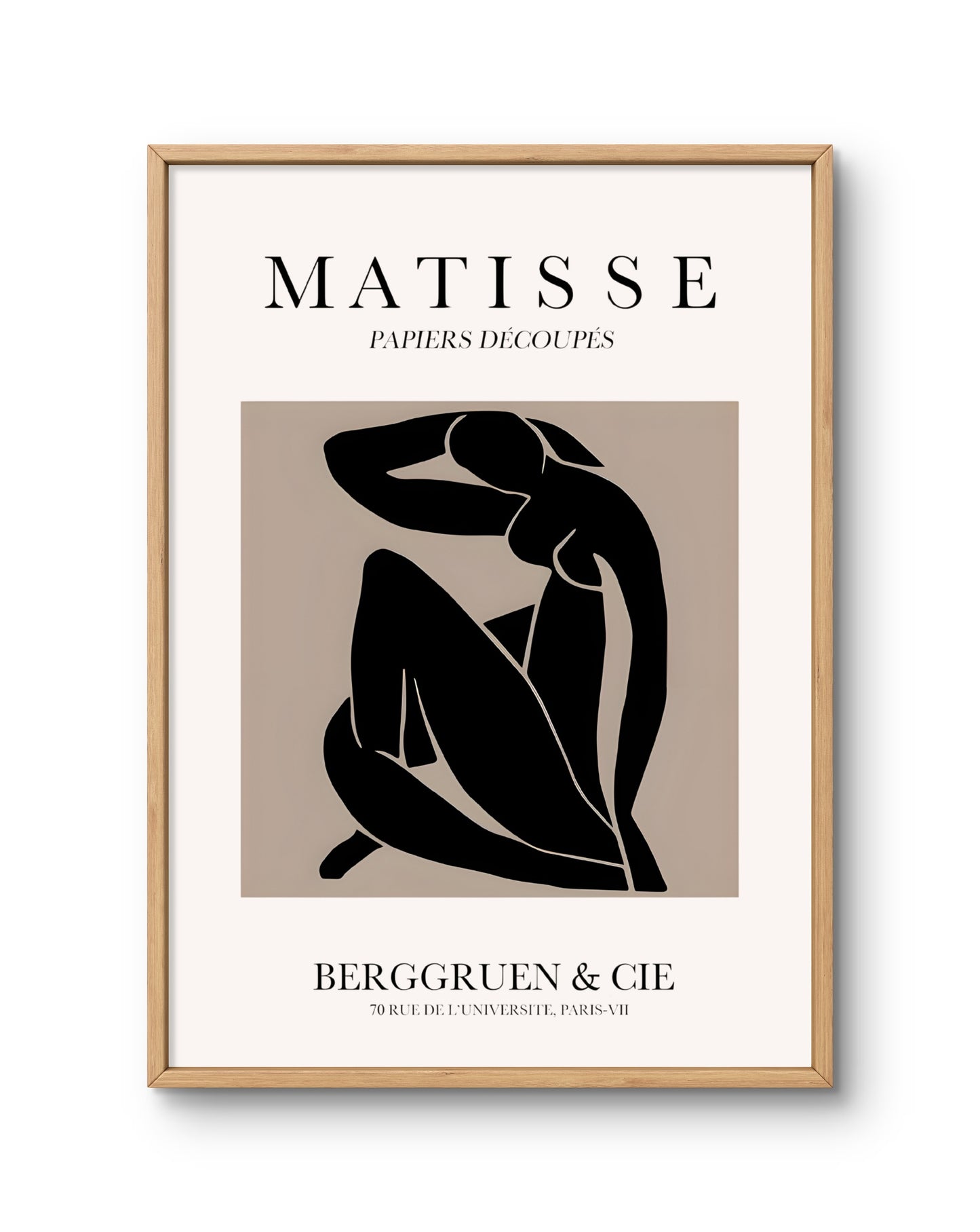 Matisse (Seated Nude Silhouette)