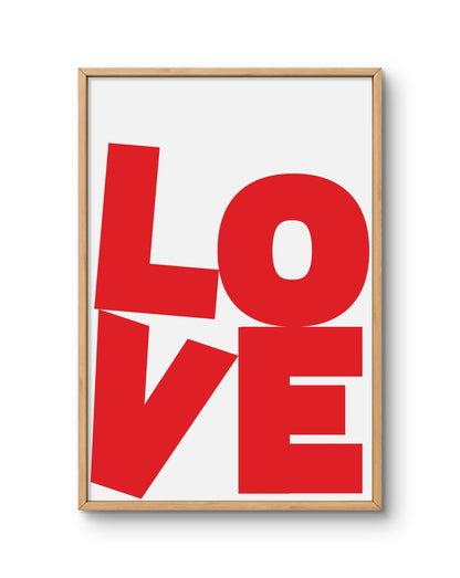 LOVE Bold Typography