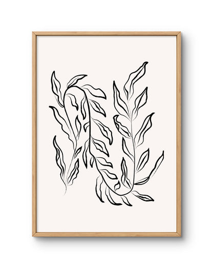Minimalist Botanical Lines