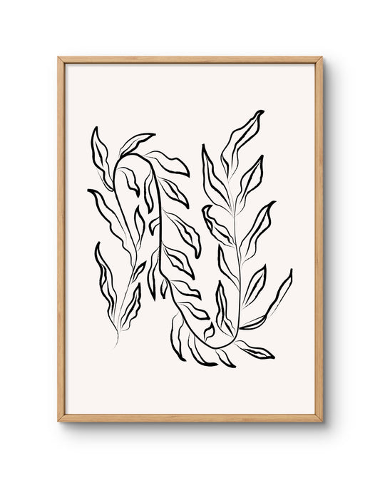 Minimalist Botanical Lines