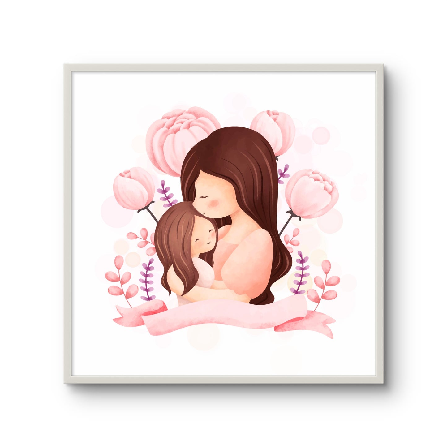 Mother and Daughter Embrace