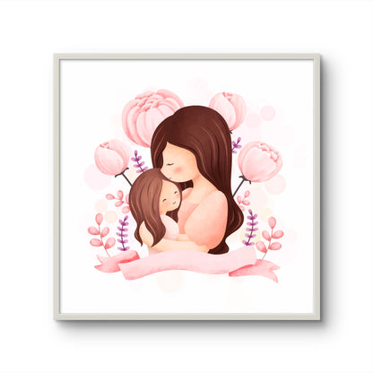 Mother and Daughter Embrace